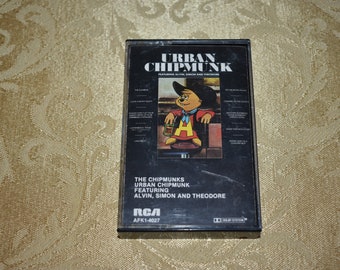 Vintage The Chipmunks - Urban Chipmunk Music Cassette Tape AFK1-4027, Childrens / Kids Cassette