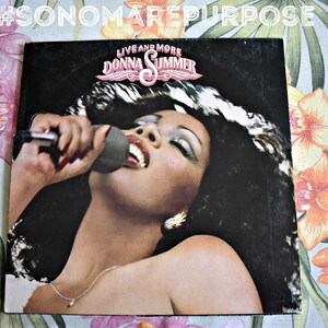 Donna Summer Live and More Vintage Vinyl Record Album Stereo 1978, Casablanca Records, Near Mint, Last Dance Disco Record, Donna Summer