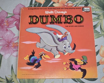 Walt Disney's Dumbo (The Story And Songs) Vinyl Record ST 3904, Children's Record, Kids Record, Walt Disney Mickey Mouse