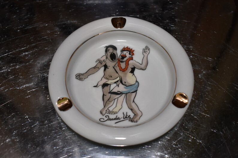 Vintage Trader Vic's Cigarette Cigar Ash Tray Great Etsy