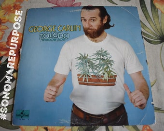 George Carlin – Toledo Window Box Vintage Vinyl Record 1974 Vintage Vinyl Record 1974, LD 3003, Vintage Vinyl Comedy Record, Classic Comedy