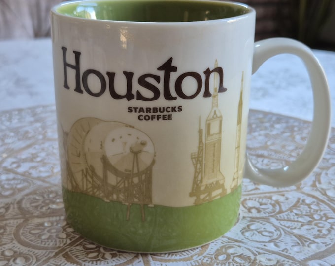 Starbucks Houston Texas Location Coffee Tea Mug 16oz, Starbucks Retro Coffee Mug, Starbucks Label, Starbucks Coffee, Starbucks, Mermaid