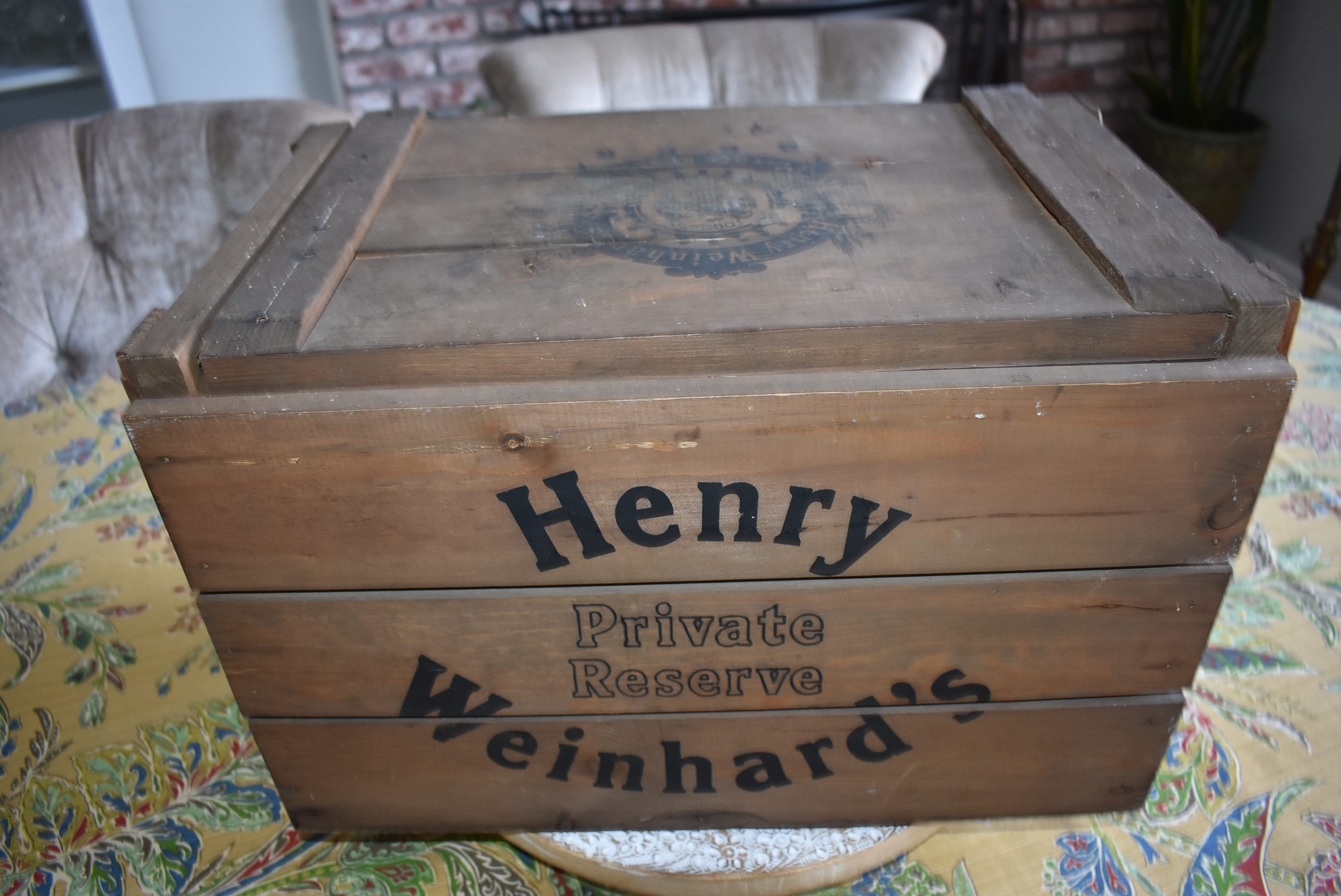 Wooden and Foam Rustic Beer Cooler Box Mexican Handcrafted Beer