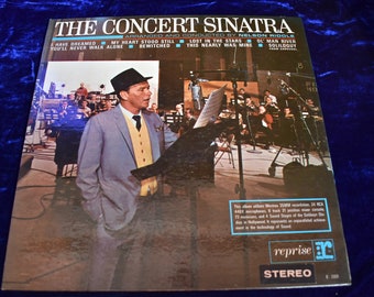 Frank Sinatra The Concert Sinatra 1963 Vinyl Record Vintage Pop Music Vintage, Frank Sinatra, Rat Pack Music, Reprise Records, Sinatra