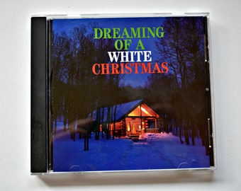 Vintage 1990's Dreaming of a White Christmas CD Various Artists Sony Special Products 1992, Christmas Music, Tony Bennett, Jim Nabors, Etc
