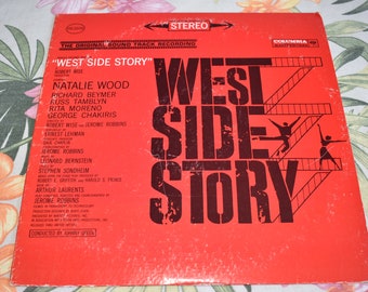 Vintage Mid Century Leonard Bernstein – West Side Story (The Original Sound Track Recording) Vintage Vinyl Record LP OS 2070