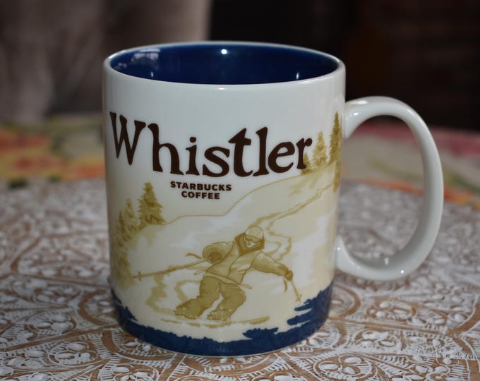 Starbucks Whistler Canada Location Coffee Tea Mug 16oz, Starbucks Retro Coffee Mug, Starbucks Label, Starbucks Coffee, Starbucks, Mermaid