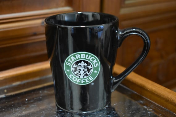 Starbucks Coffee Mug Mermaid Logo 8oz Black 2008 Coffee Tea Mug Cup,  Starbucks, Retired, Starbucks Retro Coffee Mug, Starbucks Label, Coffee -  Etsy