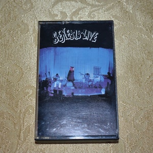 Vintage Genesis Live Cassette Tape, Blues Rock Music, Rock N Roll, Cassette Tape 81855-4