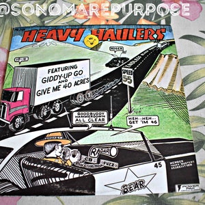 Heavy Haulers Various Artists Power Pak Records Vinyl LP Record PO-290, Vintage Vinyl Record Album