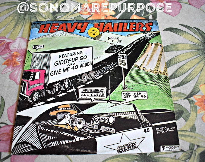 Heavy Haulers Various Artists Power Pak Records Vinyl LP Record PO-290, Vintage Vinyl Record Album