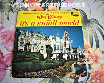 Walt Disney's its a small World Vintage 1964 Vinyl Record LP 3925 NEAR MINT, Record,Childrens Record, Kid Record,Its a Small World after all