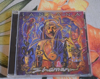 Santana Shaman CD, Rock and Roll, Alternative Rock, Arista Records, Santana and Various Artists on every Track, Grammy Award Winner, Santana