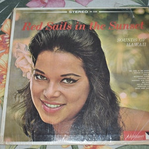 Vintage Sounds Of Hawaii – Red Sails In The Sunset, RARE Vintage Record, Vintage Hawaii, Hawaii, Pineapple,  Tiki Style Album, D-2328