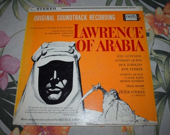 Vintage Maurice Jarre, The London Philharmonic Orchestra – Original Soundtrack Recording: Lawrence Of Arabia, Vintage Vinyl Record Album