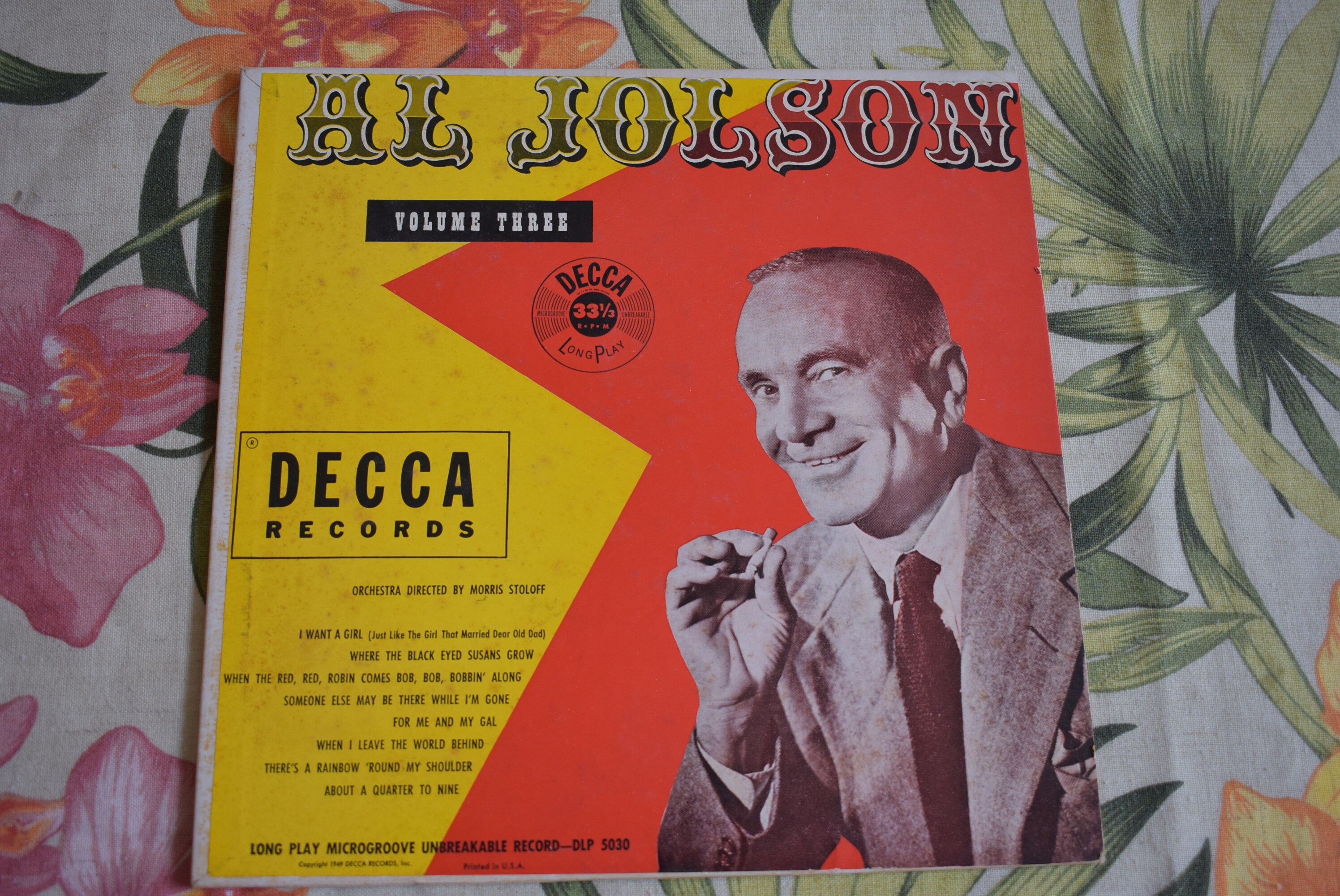 A TRIBUTE TO THE GREAT AL JOLSON / THE INK SPOTS Vinyls (Records Only)