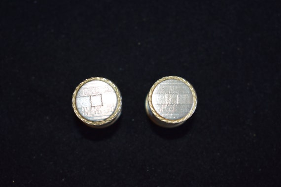 Baer & Wilde Kum A Part Cuff Links Vintage Art De… - image 2