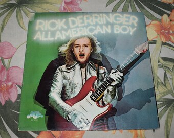 Rick Derringer – All American Boy, Vintage Vinyl Record Album Record, Rock and Roll Music, KZ 32481, Rick Derringer Rock and Roll Music