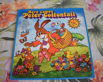 Here comes Peter Cottontail Vinyl Album LP SPC-5145  Vintage 1970s, Record, Childrens Record, Kids Album , Mr. Pickwick Records, Pickwick