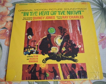 Quincy Jones & Ray Charles "In The Heat of the Night" Soundtrack 1967 UA Records Vintage Vinyl Record Album - UAS 5160