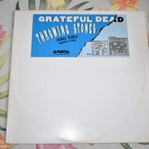 Vintage 1987 PROMO The Grateful Dead – Throwing Stones (Ashes Ashes) / Throwing Stones (Ashes Ashes) Remixed & Edited Vinyl Record, ADP-9657