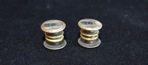 Baer & Wilde Kum A Part Cuff Links Vintage Art De… - image 8