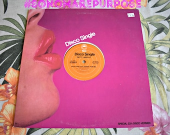 Patti LaBelle Save the Last Dance for Me 1978 DJ Vinyl Disco 12" Promo Near Mint,Vintage Record,Vintage 1970s,Disco Era,Vintage Disco Record