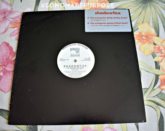 Shadowfax The Orangutan Gang 12” Single 1986 Windham Hill Promo Vinyl Record, Vintage Record, Vintage 1980s, Disco Era, Vintage Disco Record