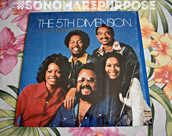 The 5th Fifth Dimension Soul & Inspiration 1974 Soul LP, Near Mint Orig Press Near Mint, Vintage Record, Vintage 1970s, Disco Era, Vintage