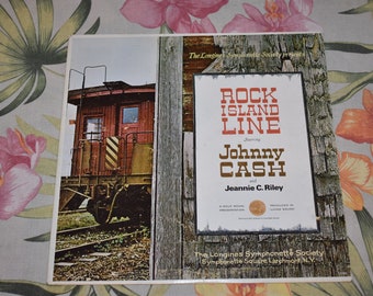 Johnny Cash And Jeannie C. Riley – Rock Island Line LS205C, Vinyl Vintage Rare Album Record, Country Record, Country, Johnny Cash Music