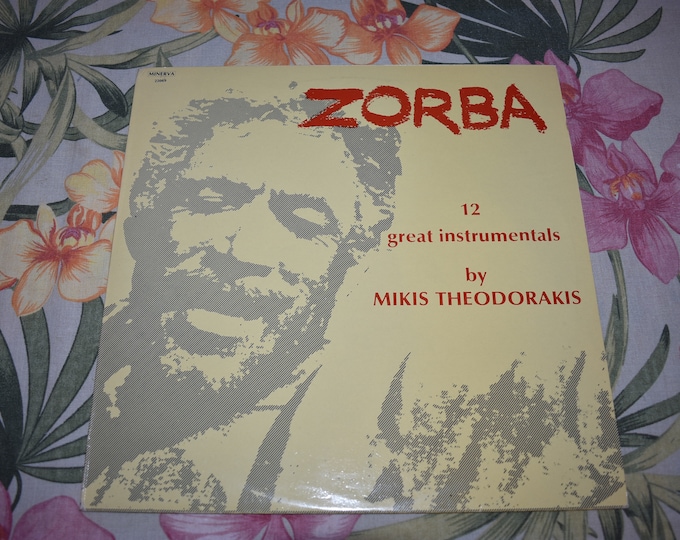 Mikis Theodorakis - Zorba - 12 Great Instrumentals By Mikis Theodorakis LP Vinyl Record Album, 22069 Vintage 1980 Vinyl Record Album