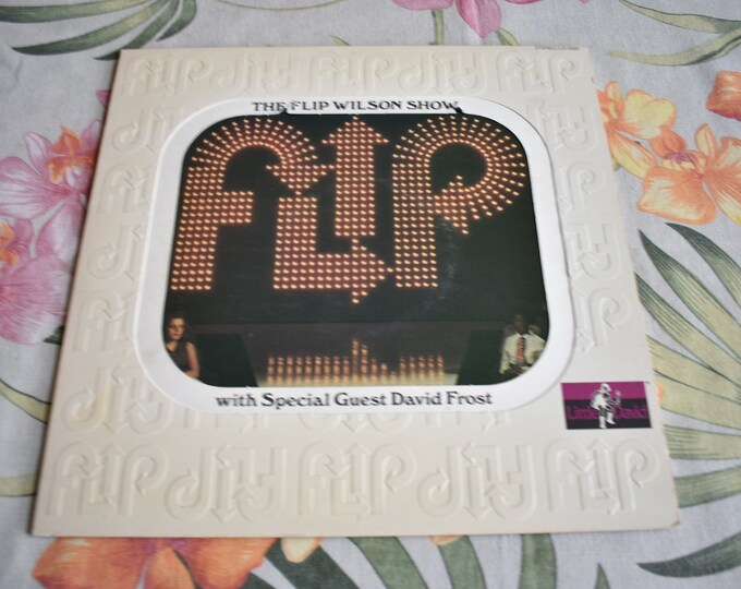 Vintage Flip Wilson With Special Guest David Frost – "Flip" - The Flip Wilson Show Vinyl Comedy Record, Flip Wilson Comedian, Comedy LD 2000