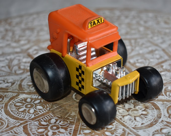 Vintage Buddy L ,Hot Rod Taxi With Roof, Roadster, Metal/Plastic made in Japan, Die Cast Hot Rod Toy Buddy L,Buddy L Vintage Car,Vintage Toy
