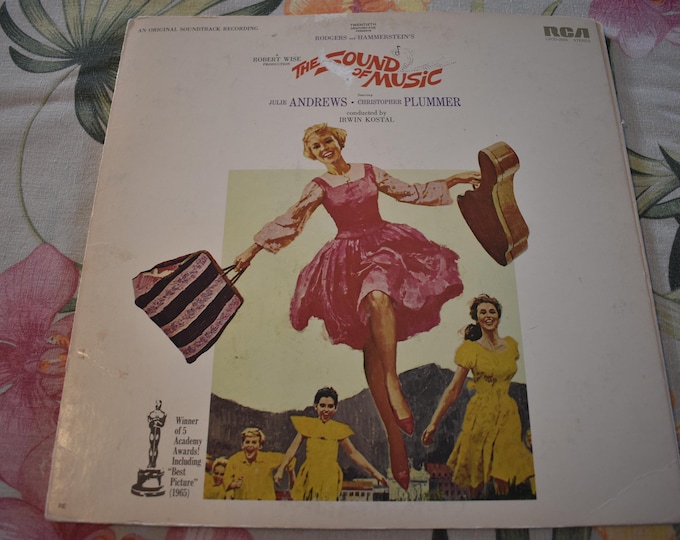 The Sound of Music Original Soundtrack RCA Victor (LSOD-2005) Record Vinyl 1965, Julie Andrews, Christopher Plummer, Musical
