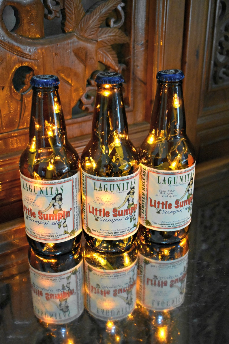 Lagunitas Little Sumpin Beer Bottle Light 3 Pack White lights | Etsy