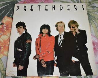 Vintage Pretenders – Pretenders vinyl Record LP Album, Rock Record, Rock and Roll Vinyl, SRK 6083,Chrissie Hynde,Martin Chambers,James Scott