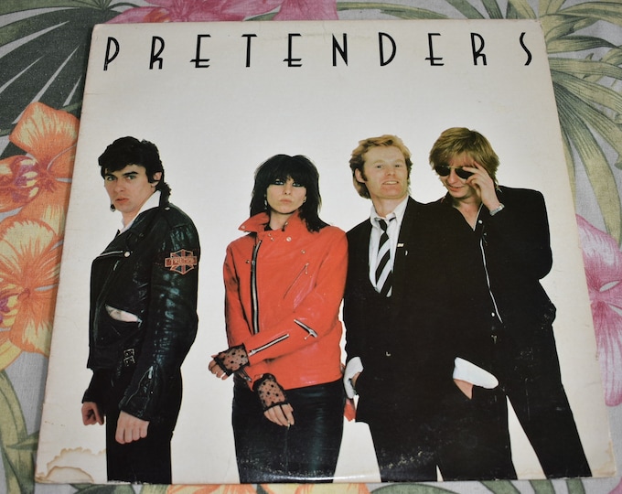 Vintage Pretenders – Pretenders vinyl Record LP Album, Rock Record, Rock and Roll Vinyl, SRK 6083,Chrissie Hynde,Martin Chambers,James Scott