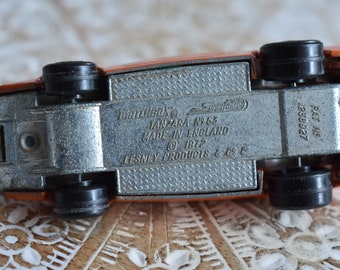 Vintage 1972 Matchbox Lesney Tanzara No 53 Superfast Orange Blue