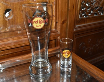 Vintage Hard Rock Cafe Maui Save The Planet Beer Glass, EXCELLENT Shape, Mid Century, Tiki Bar, Bar Decor, Liquor Glass,Hard Rock,Beer Glass