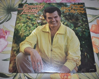 Sealed MINT Condition Vintage 1978 Conway Twitty – Georgia Keeps Pulling on My Ring Vinyl Record MCA-2328, Country Music Conway Twitty