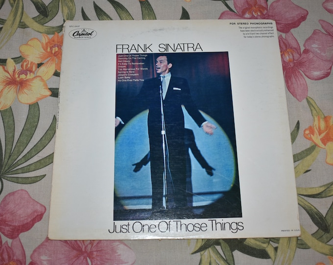 Vintage Frank Sinatra – Just One Of Those Things, Frank Sinatra, Rat Pack Music, Frank Sinatra, SPC-3457