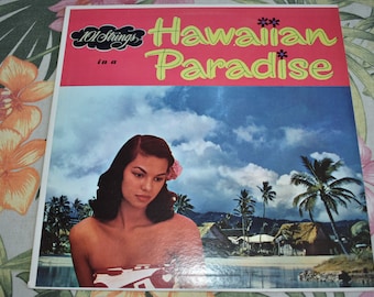 Vintage 101 Strings – In A Hawaiian Paradise - 1961 - Somerset SF-12800, RARE Vintage Record, Vintage Hawaii, Record Tiki Style SF-12800