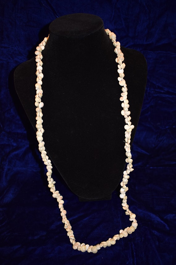 Vintage Polynesian Sea Shell 36" Necklace, Vintag… - image 10