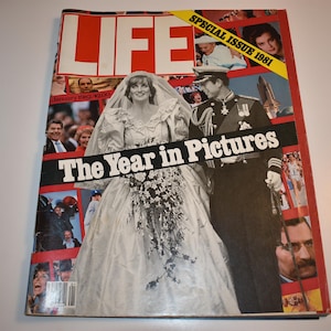 Vintage 1981 LIFE Magazine Special Issue 1981, The Year in Pictures, Reagan, Princess Diane, Vintage LIFE Magazine