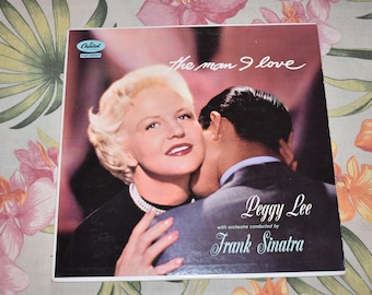 Peggy Lee , With Orchestra Conducted By Frank Sinatra – The Man I Love T864, Vintage Vinyl Record, Frank Sinatra & Peggy Lee, Jazz, Pop