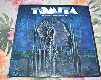 Vintage PROMO Tomita Moussorgsky Pictures At An Exhibition Tomita Vinyl LP Record, Electronic, Classical,Experimental,Record Music ARL1-0838