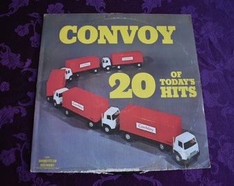 Vintage Unknown Artist, Convoy 20 of todays hits 1975 Album Record, Folk Record, Country Record, Vinyl Record