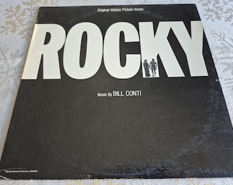 Rocky Original Motion Picture Score LA693-Soundtrack By Bill Conti Record 1976, Vintage Vinyl Record LP, Sylvester Stallone,Burgess Meredith