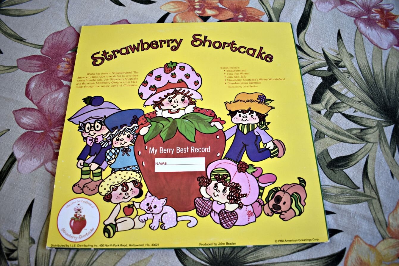Strawberry Shortcake Christmas Album Kid Stuff Vintage Record 1980 Children S Record Kids Record Strawberry Shortcake Christmas Album Kid Stuff Vintage Record 1980 Children S Record Kids Record