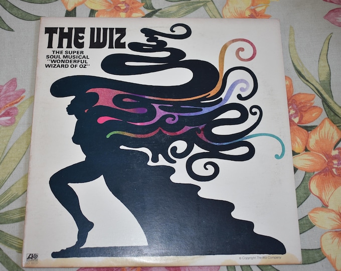 Vintage 1975 The Wiz (The Super Soul Musical "Wonderful Wizard Of Oz") Vinyl Record, Atlantic – SD 18137